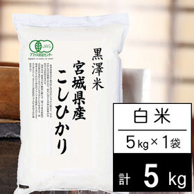 【5kg】新米 令和6年産 有機JAS認証米 宮城県産コシヒカリ 白米