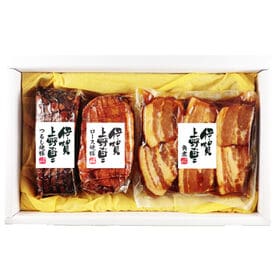 【計525g】「伊賀上野の里」つるし焼豚＆角煮詰合せ