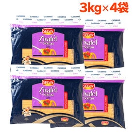 【3kg×4袋】朝日 パスタ 麺セット(1.7mm )スパゲッティ パスタ麺 スパゲティ | デュラムセモリナ小麦使用パスタ！麺の太さも食べやすい1.7mmパスタで本場トルコ産