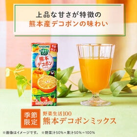 カゴメ 野菜生活100 熊本デコポンミックス 195ml×24本