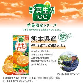 カゴメ 野菜生活100 熊本デコポンミックス 195ml×24本