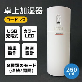 卓上加湿器 オフィス コードレス コンパクト スチーム式 usb 充電式 かわいい おしゃれ 卓上