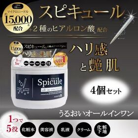 【4個】スピキュール配合オールインワンゲル | 本商品1個あたりマイクロニードル15,000本配合のスピキュールオールイワンゲル