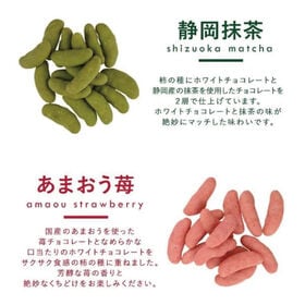 【180g】リッチ柿の種静岡抹茶＆あまおう苺