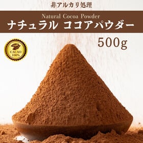 【初回限定】【500g】ナチュラルココアパウダー(チャック付き)