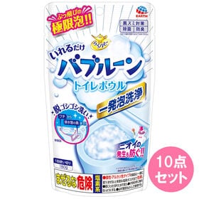 らくハピ　いれるだけバブルーン　トイレボウル　180G×10点