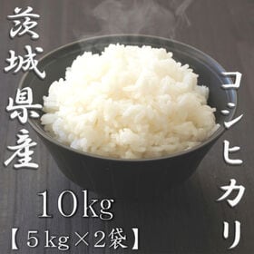 【計10kg/5kg×2袋】令和6年産 茨城県産コシヒカリ 白米