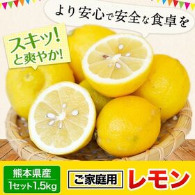 【1.5kg】国産レモン (ご家庭用)