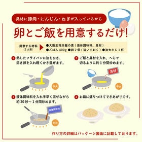 【計8食(2人前×4袋)】大阪王将 炒飯の素