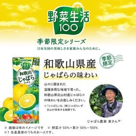 カゴメ 野菜生活100 和歌山じゃばらミックス 195ml×48本