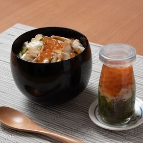 【5本セット】ご飯にのせるだけで絶品海鮮丼！「瓶ドン」(アワビ・ウニ・サーモン・たこ・いか 各1本)