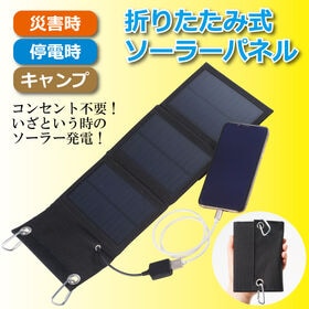 折りたたみ式ソーラーパネル充電器