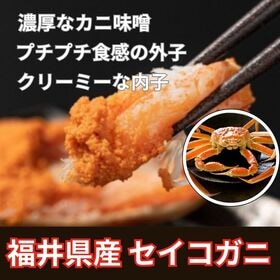 【5杯(約500g)】福井県産 セイコガニ(ズワイガニ雌) ボイル凍結