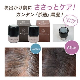 ヘアファンデーション ポンポン 薄毛 白髪隠し パウダー 白髪かくし ファンデーション 生え際