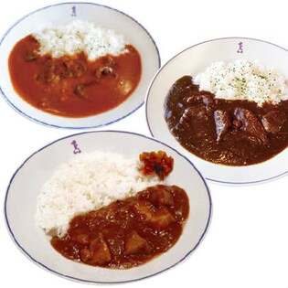 老舗洋食店たいめいけんのカレー3種12食+スープ2種4食セットを税込