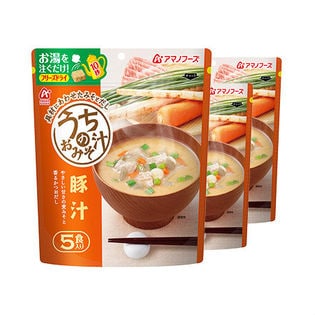 アマノフーズ うちのおみそ汁 豚汁5食を税込・送料込でお試し｜サンプル百貨店 | アサヒグループ食品株式会社