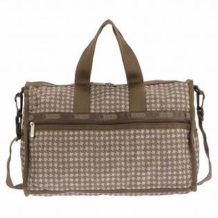 Lesportsac】ボストンバッグMサイズ / LS-7184-D157 / HOUNDSTOOTH TAN