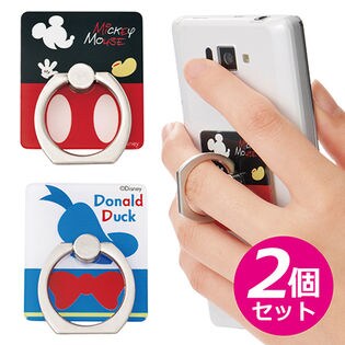 ディズニータイプ キャラクタースマホring 2個セットを税込 送料込でお試し サンプル百貨店 ザッカマン