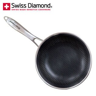豊富な高品質Swiss Diamond スイスダイアモンド フライパン 20cm ガラス蓋付 調理器具