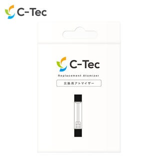 C-Tec (シーテック)/C-Tec DUO (充電式) 交換用アトマイザー（ブラック）/CTEC-RPAT-BLK