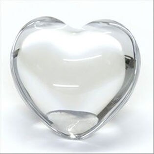 Baccarat(バカラ)クリスタル製ハート オーナメントPuffed Hearts Clear