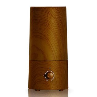 PRISMATE/アロマ超音波式加湿器 -wood- (ブラウン)/BBH-71W-BRを税込