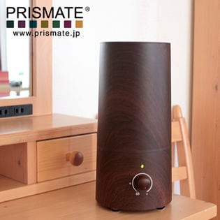 PRISMATE/アロマ超音波式加湿器 -wood- (ブラウン)/BBH-71W-BRを