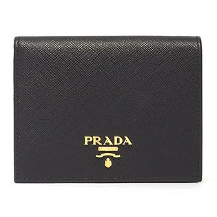 Prada 二つ折りミニウォレット Nero Saffiano 1mv4qwa002 を税込 送料込でお試し サンプル百貨店 Prada プラダ