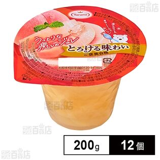 たらみ とろける味わい ご褒美白桃 200g×12個