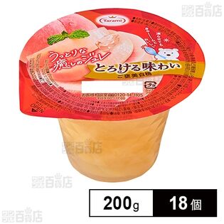 たらみ とろける味わい ご褒美白桃 200g×18個