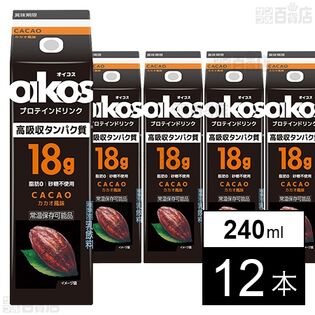 ダノンジャパン ダノンオイコス プロテインドリンク 高吸収タンパク質18g カカオ風味 240ml×12本