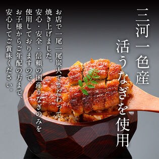 5食入(30g×5食)】三河一色産 炭火焼き 手焼き 活うなぎ 蒲焼き きざみ