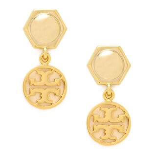 TORY BURCH(トリーバーチ)]LOGO DROP EARRING ピアス / ゴールドを税込 ...