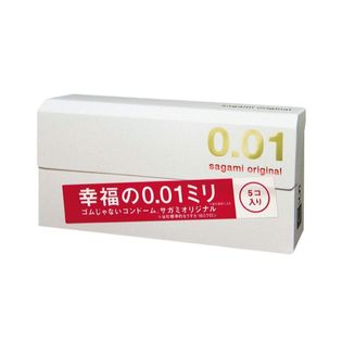 サガミオリジナル 0 01 5個入 コンドーム 男性用避妊具を税込 送料込でお試し サンプル百貨店 ミナカラ薬局