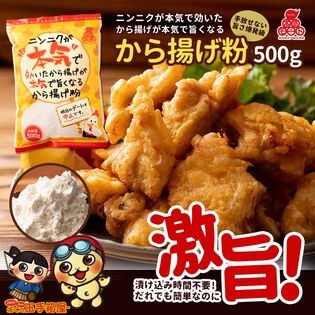 500g ニンニクが本気で効いたから揚げが本気でうまくなる から揚げ粉を税込 送料込でお試し サンプル百貨店 ぼくの玉手箱屋ー