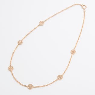 TORY BURCH]DELICATE LOGO NECKLASE ネックレスを税込・送料込でお試し