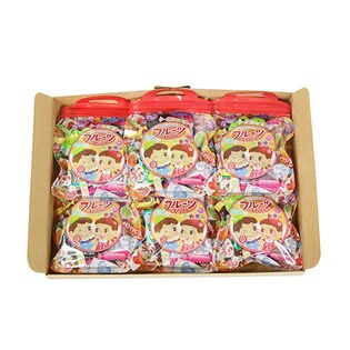 6コ フルーツキャンディ柄 ミニジップバッグ お菓子詰めセット Aを税込 送料込でお試し サンプル百貨店 おかしのマーチ