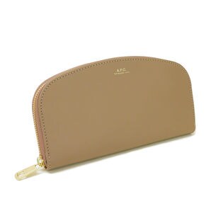 A.P.C.]長財布 ベージュ PORTEFEUILLE HALF MOON WALLETを税込・送料込 ...