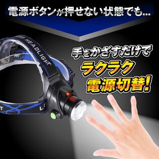 充電式 Ledヘッドライト 懐中電灯 充電式ヘッドライト ワークライト ヘッドランプ 登山 登山用を税込 送料込でお試し サンプル百貨店 株式会社ジーストリーム