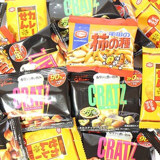 おつまみ系グリコとアジカルの小袋スナック菓子セット Aを税込 送料込でお試し サンプル百貨店 おかしのマーチ