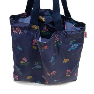 Cath Kidston トートバッグ Foldaway Tote ネイビーを税込 送料込でお試し サンプル百貨店 タツミヤインターナショナル