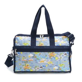 LeSportsac]ボストンバッグ DELUXE MEDIUM WEEKENDER ブルー系を税込