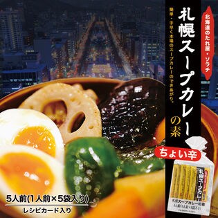 計5食 25g 5袋 ソラチ スープカレーの素 北海道 お土産を税込 送料込でお試し サンプル百貨店 どさんこ俱楽部