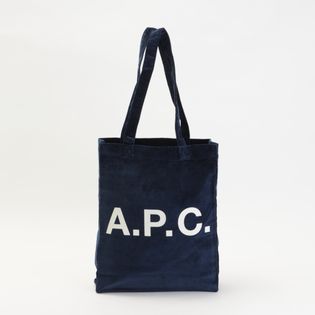 A P C トートバッグ Corduroy Lou Tote ネイビーを税込 送料込でお試し サンプル百貨店 タツミヤインターナショナル