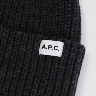 A.P.C】ニット帽 NEW BILLIE KNIT CAP 杢チャコールグレーを税込・送料