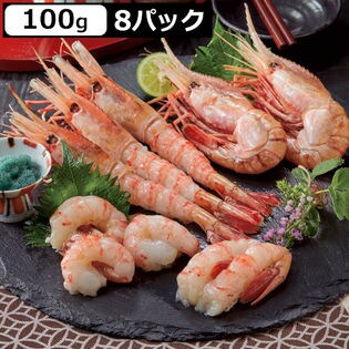 100g 8パック お刺身用北海道産ぼたん海老を税込 送料込でお試し サンプル百貨店 株式会社ファミリー ライフ