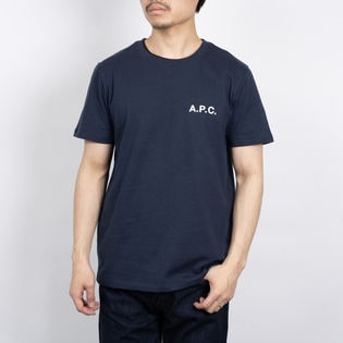 Sサイズ[A.P.C.]Tシャツ MIKE T-SHIRT ネイビーを税込・送料込でお試し