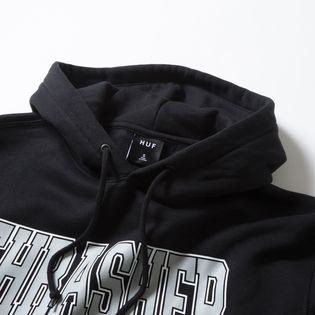 Sサイズ[HUF×THRASHER]パーカー BAYVIEW P/O HOODIE ブラックを税込