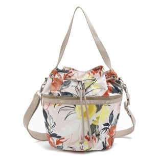 LeSportsac]ショルダーバッグ DRAWSTRING BUCKET BAG ベージュ系を税込