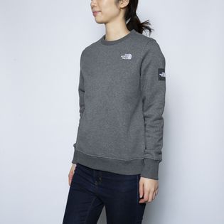 Mサイズ[THE NORTH FACE]トレーナー W SEASONAL FINE CREW グレーを